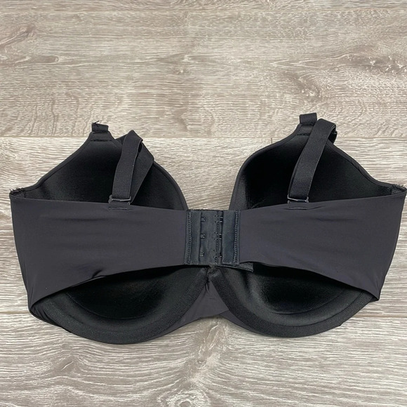 NWOT Maidenform One Fab Fit Modern Demi T-shirt Underwire Bra DM7543 Black 36DD - Picture 8 of 14